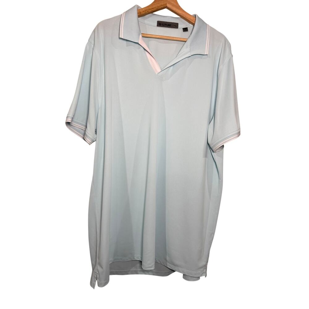 G/Fore Pale Blue Golf Polo XXL